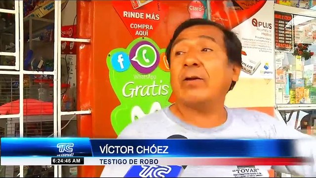 Cámaras de seguridad registraron un nuevo asalto en el norte de Guayaquil