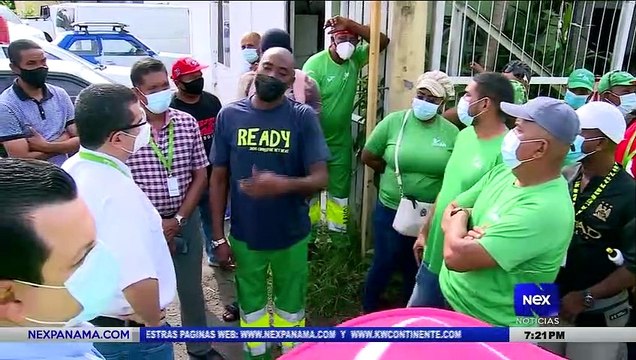 Trabajadores de la Autoridad de Aseo protestan - Nex Noticias