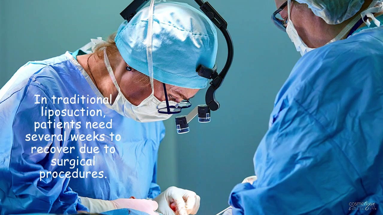 Basic Differences of Vaser Liposuction over Traditional Liposuction