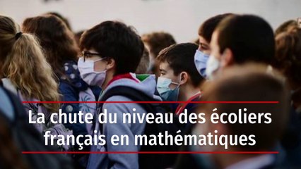 La chute du niveau des écoliers français en mathématiques