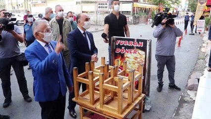 Maske kuralını ihlal eden pazarcılar, tezgah açamayacak - KAYSERİ