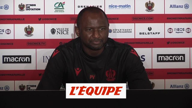 Vieira : «Qu'il n'y ait pas de sanctions, ça me dérange un peu» - Foot - L1 - Nice
