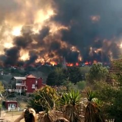 Dramáticas imágenes de los incendios en Córdoba