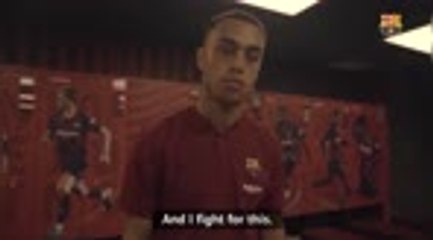 Barcelona welcome Sergino Dest to Camp Nou