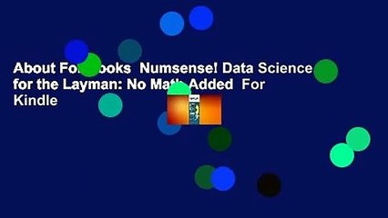 About For Books  Numsense! Data Science for the Layman: No Math Added  For Kindle
