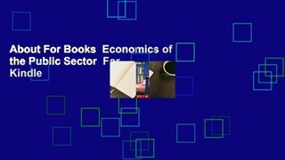 About For Books  Economics of the Public Sector  For Kindle
