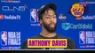 Anthony Davis First NBA FINALS Interview | Lakers BLOWOUT Heat | Game 1