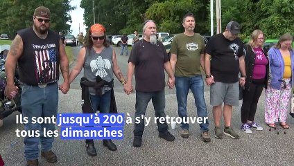 Gospel hardrock et bécanes pétaradantes à l'église des motards de Pennsylvanie