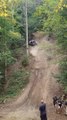 Off Road Vehicle Rolls Back Down Massive Hill