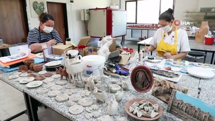 Burdur'u simgeleyen değerler özel tasarımlarla satışa sunuldu