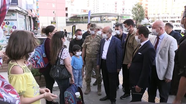 Mardin Valisi Mahmut Demirtaş, Kovid-19 denetimlerine katıldı