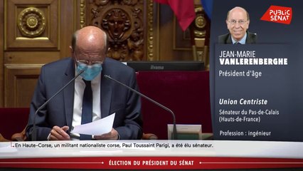 Election du président du Sénat - Evénement (01/10/2020)