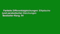 Partielle Differentialgleichungen: Elliptische (und parabolische) Gleichungen  Bestseller-Rang: #4