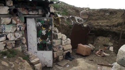 Ermenistan ordusuna ait ele geçirilen silah, mühimmat ve araçlar görüntülendi - AZERBAYCAN