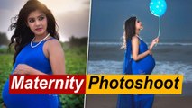 Pandian Stores Meena Maternity Photoshoot | AjuVenkat | Jeeva Meena