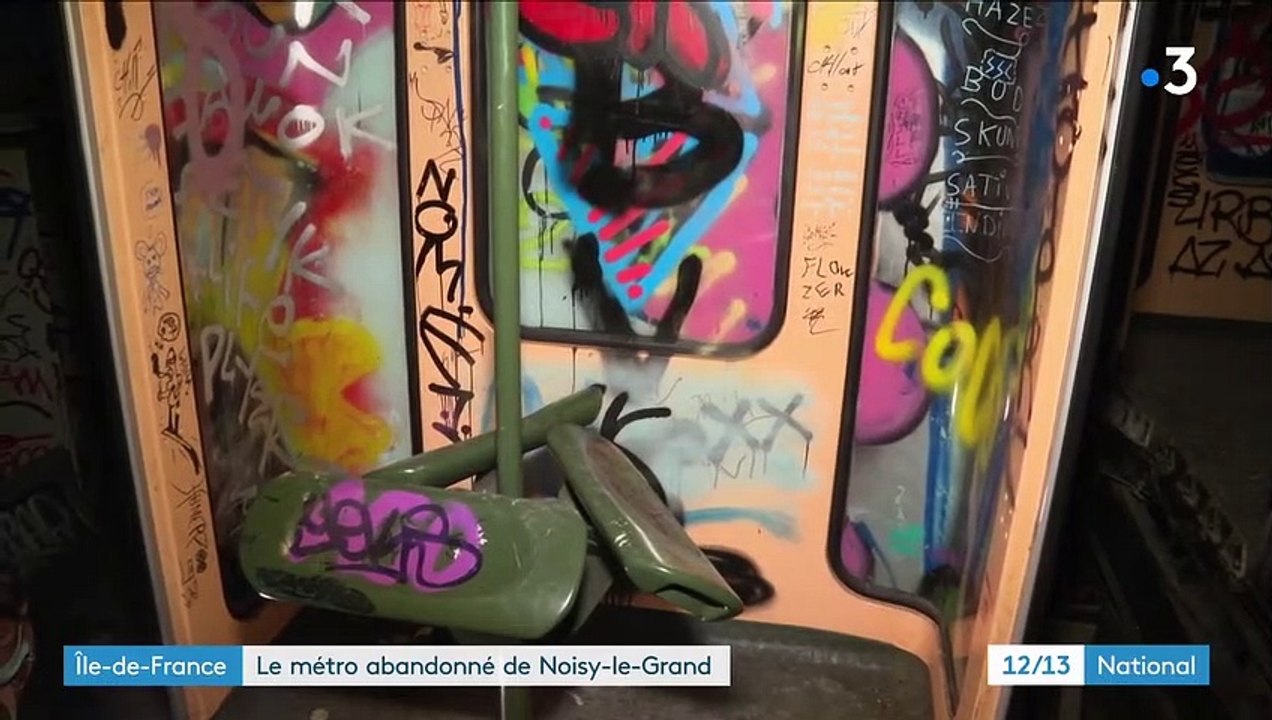 Insolite : à la découverte du métro abandonné de Noisy-le-Grand, en Seine-Saint-Denis