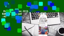 Exploring Color, 2016 Edition  Best Sellers Rank : #5