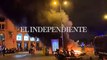 Los CDR atacan una furgoneta de los Mossos y queman contenedores en Barcelona