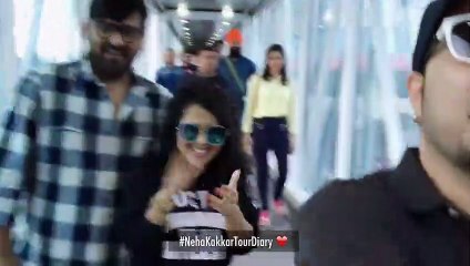 Neha Kakkar Having Fun On Flight With Shilpa Shetty, Mika, Sajid Wajid, Terence Lewis,Aditya Narayan