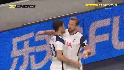 Harry Kane Goal - Tottenham 1-0 Maccabi Haifa (Full Replay)