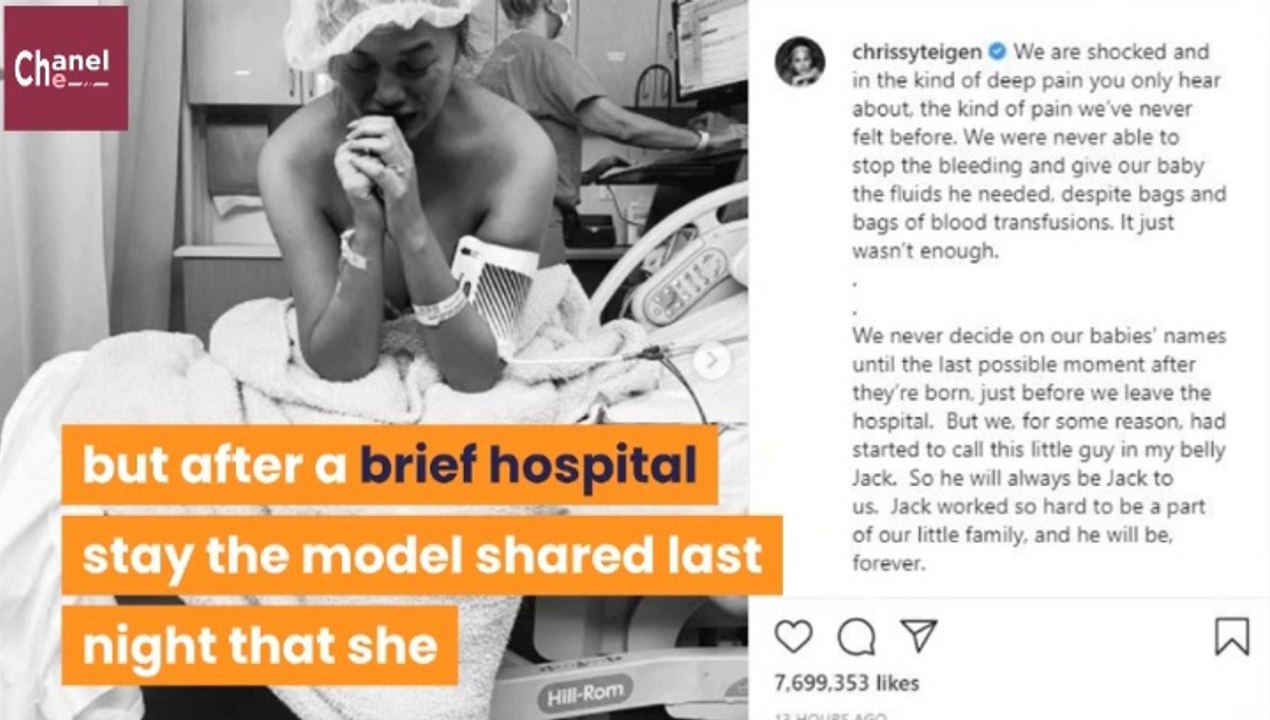 Chrissy Teigen And John Legend Share The Heartbreaking News Of The Loss Of Their Baby