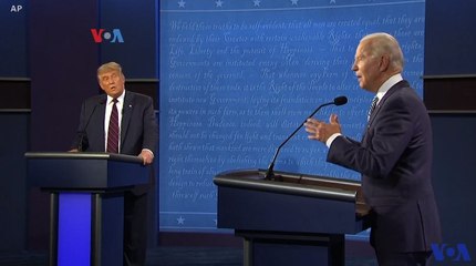 Respons Calon Pemilih terhadap Debat Capres AS yang Penuh Interupsi