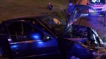 TEM Otoyolu’nda direksiyon hakimiyetini kaybeden kadın sürücü kaza yaptı: 2 yaralı