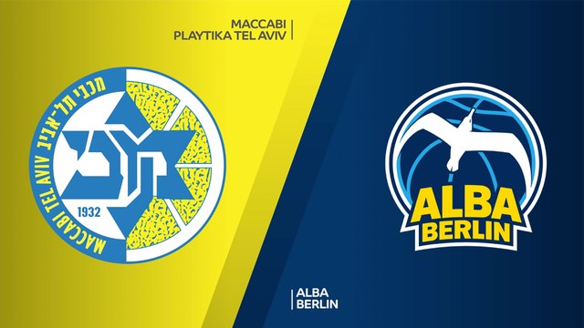 Maccabi Playtika Tel Aviv - ALBA Berlin Highlights | Turkish Airlines EuroLeague, RS Round 1