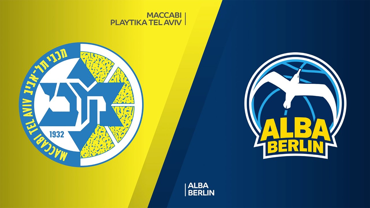 Maccabi Playtika Tel Aviv - ALBA Berlin  Highlights | Turkish Airlines EuroLeague, RS Round 1