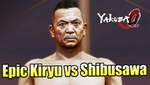 Epic Kiryu vs Shibusawa - Final Fight Of Yakuza 0