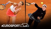 Jelena Ostapenko vs Karolina Pliskova | Roland Garros 2020 - Round 2 Highlights | Eurosport