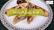 Delicious & Healthy Veg Shahi Rajma Roll. Rajma Wrap / Maxican Rajma Wrap