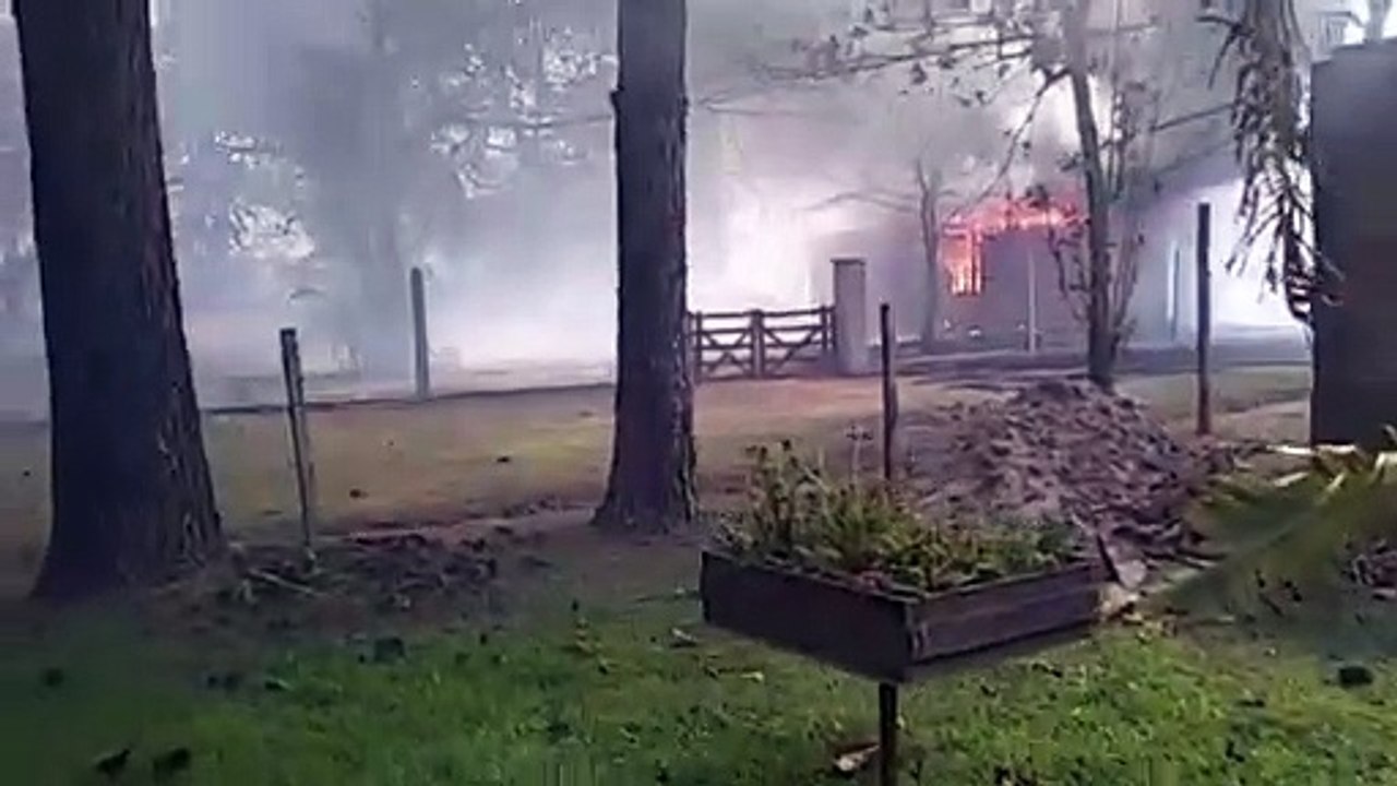 Incendio en Paso de la Patria