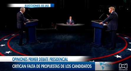 Opiniones primer debate presidencial, critican falta de propuestas de los candidatos