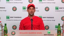 Djokovic 'proud' to win his 70th match at Roland Garros
