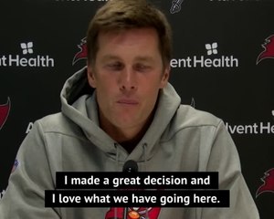 Video herunterladen: Brady happy to have chosen Buccaneers over Chargers