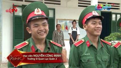 Người mẫu Ngọc Châu VNTM2016 đưa Mẹ đi thăm em Út đang học tại trường Sĩ Quan Lục Quân