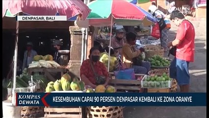 Angka Kesembuhan Capai 90%, Denpasar Kembali Ke ZOna Oranye