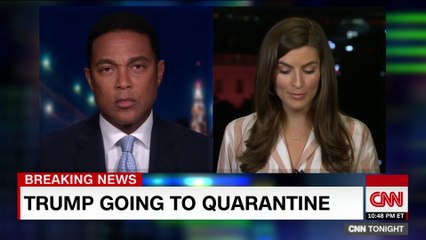 Trump will begin their "quarantine process" while waiting for their own test results