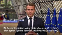 Macron says Syrian jihadists operating in Karabakh