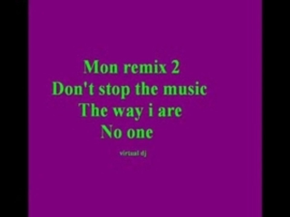 Mon remix