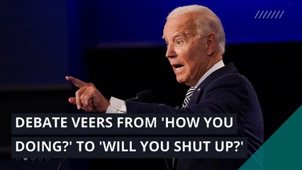 Debate veers from 'How you doing?' to 'Will you shut up?', and other top stories in political from October 02, 2020.