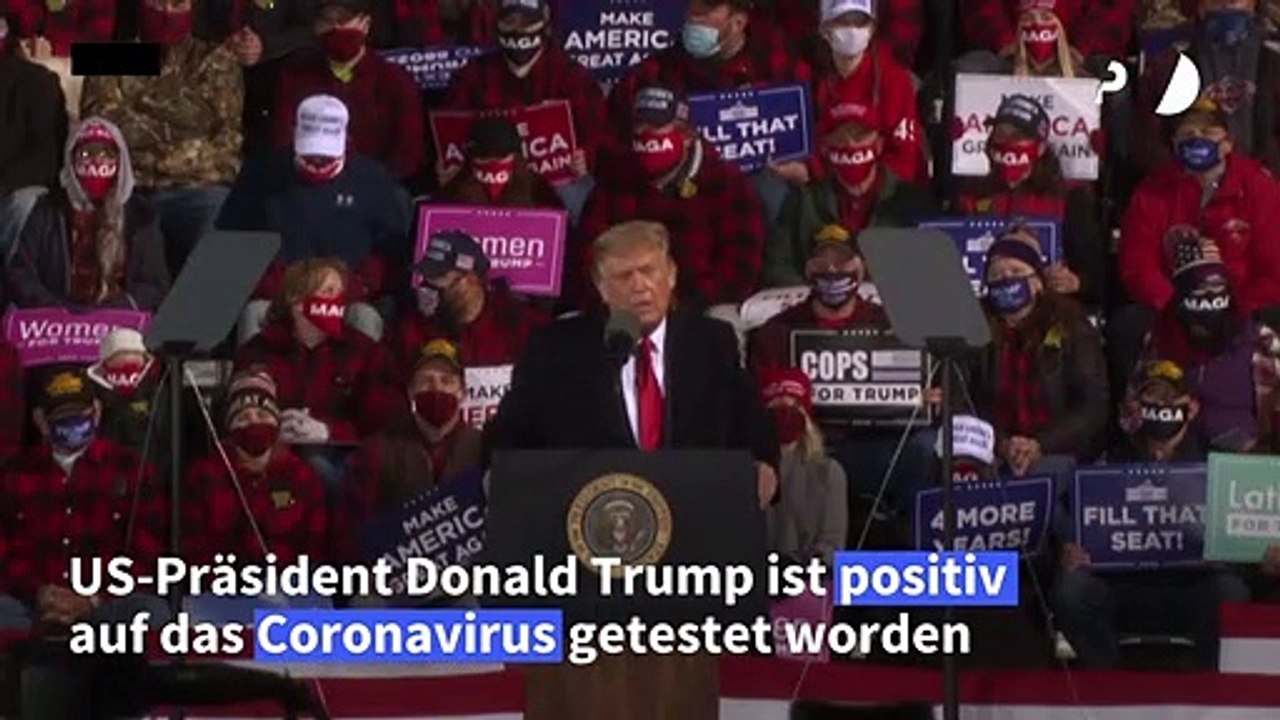 Donald Trump positiv auf Coronavirus getestet