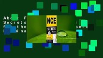 About For Books  NCE Secrets: NCE Exam Review for the National Counselor Examination  For Free