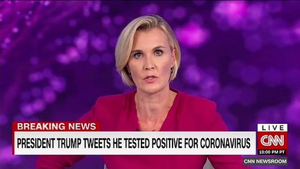 Video herunterladen: President Donald Trump tweets he and first lady Melania Trump test positive for Covid-19