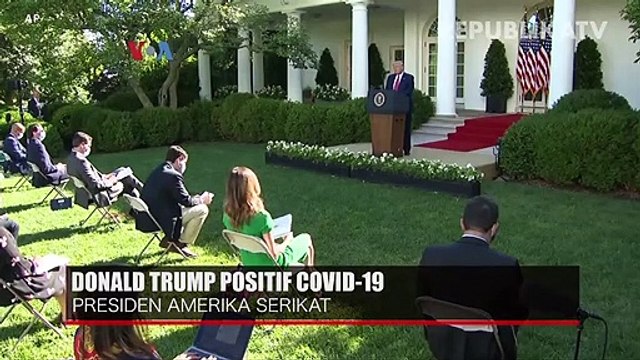 Positif Covid, Donald Trump dan Istri Isolasi Mandiri