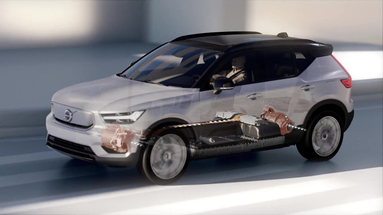 Volvo XC40 Recharge P8 walk-around Electric Powertrain