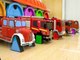 Learn Shapes with Fire Trucks Assembly Rectangle Tyres, Surprise Garage Street Vehicles for Toddlers