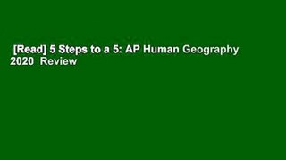 [Read] 5 Steps to a 5: AP Human Geography 2020  Review