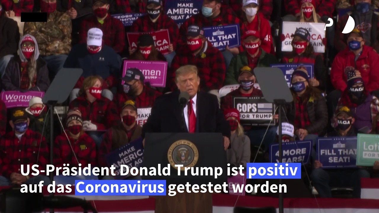 Donald Trump positiv auf Coronavirus getestet
